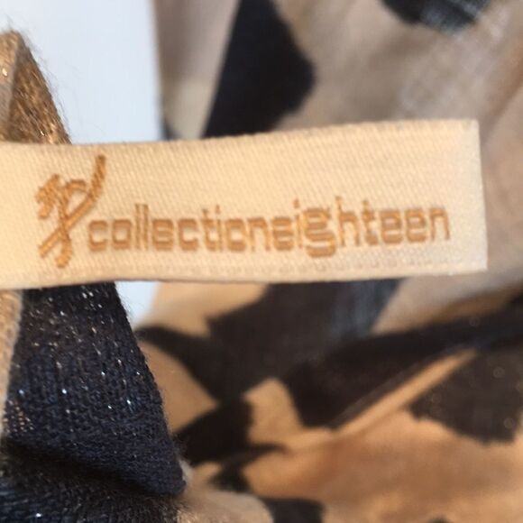 Vintage Collection 18 scarf animal print shiny sheen large wrap scarf fringe - Picture 6 of 8